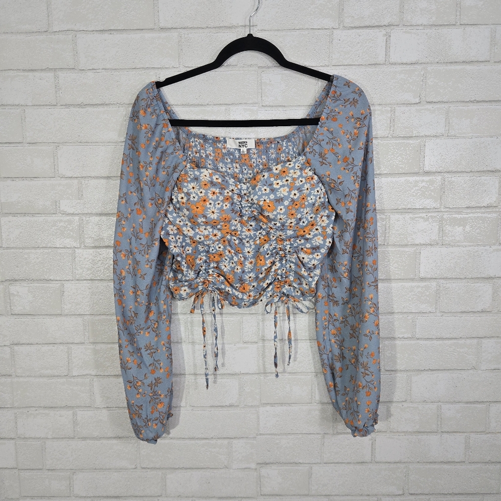 Madden Nyc‎ long sleeve crop top